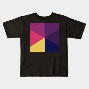 Triangle Of Sun Set Colors Pattern Kids T-Shirt